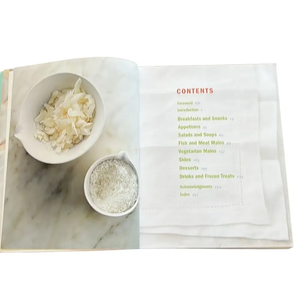 Coconut Every Day Cookbook Softcover Miracle superfood Dessert Main Dish